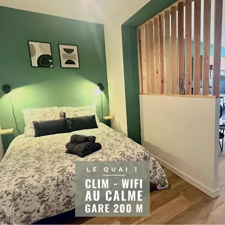 Le Quai 1 - Spacieux Studio Neuf Calme - Clim - Wifi - Gare A 200M Agen Exterior photo