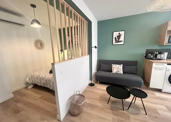 Le Quai 1 - Spacieux Studio Neuf Calme - Clim - Wifi - Gare A 200M